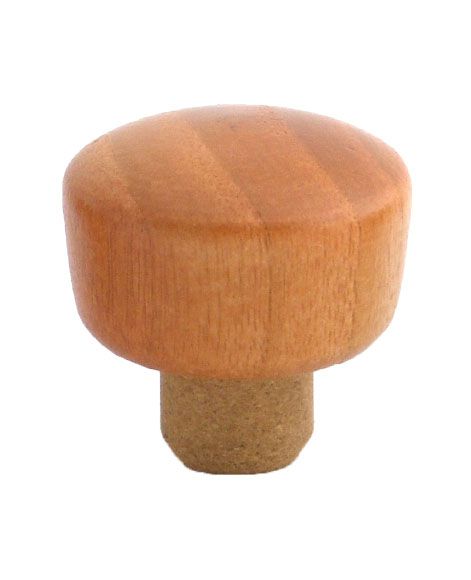 t-corks with wood top TMD-02 Available with or without cork stopper by Subermex